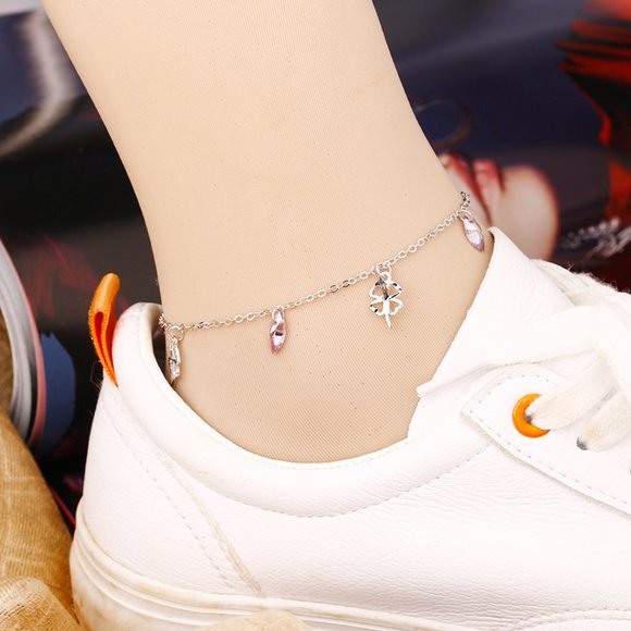 Amethyst Sterling Silver Bracelet/Anklet - Picture 6 of 10